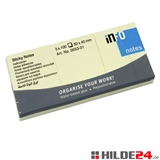 Haftnotizen, 3 Blöcke mit jeweils 100 Blatt, 50 x 40 mm | HILDE24 GmbH